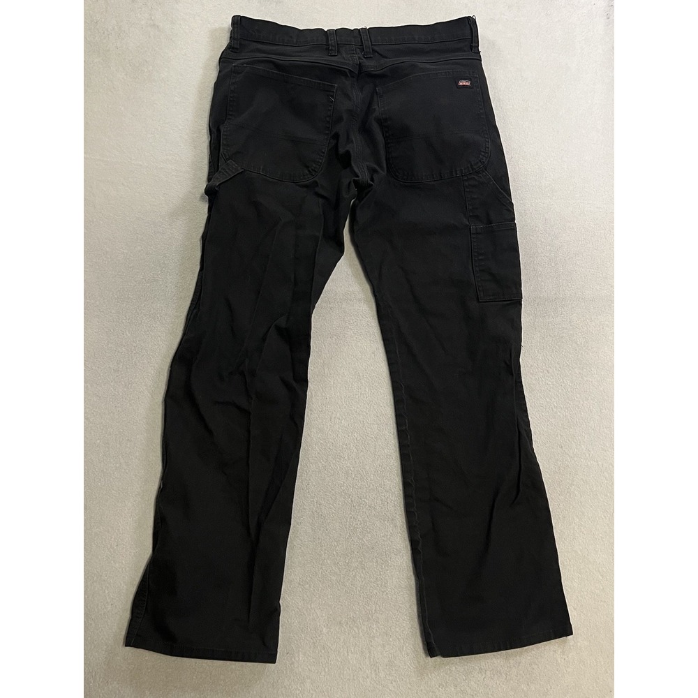 Dickies Pants Men's Size 33x32 Black Carpenter Workwear Regular Canvas